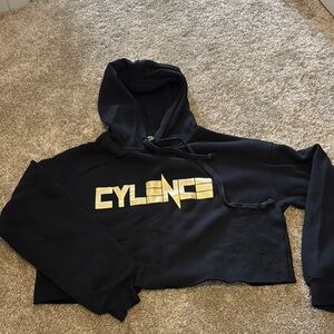 Black Hoodie with Gold CYLENCE Logo